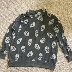 Green Skull Torrid Hoodie Size 1